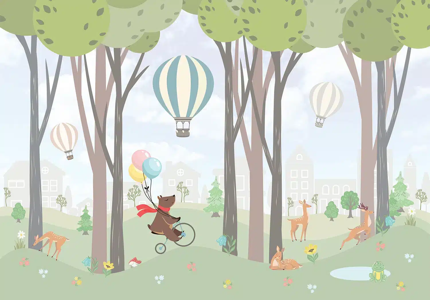 Wildlife | Made-to-Measure Kids Wallpaper | Artlook | FTD5P 3093 2
