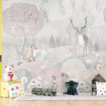 Wall Mural Pastel Forest, 375 x 270 cm, FT5P 3087