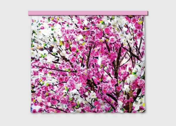 Curtain Pink Floral, 180 x 160 cm, FCSXL 4806