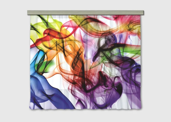 Curtain Colorful Smoke, 180 x 160 cm, FCSXL 4821