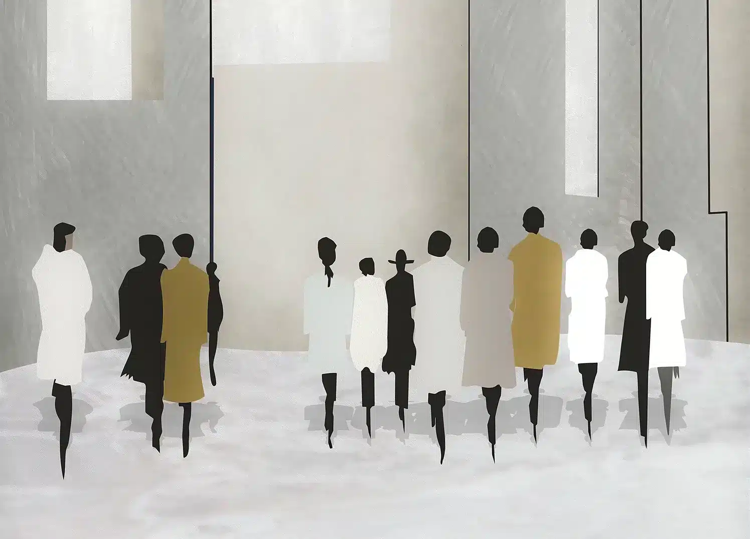 Drawn People | Made-to-Measure Wallpaper | Artlook | FT5P 352045