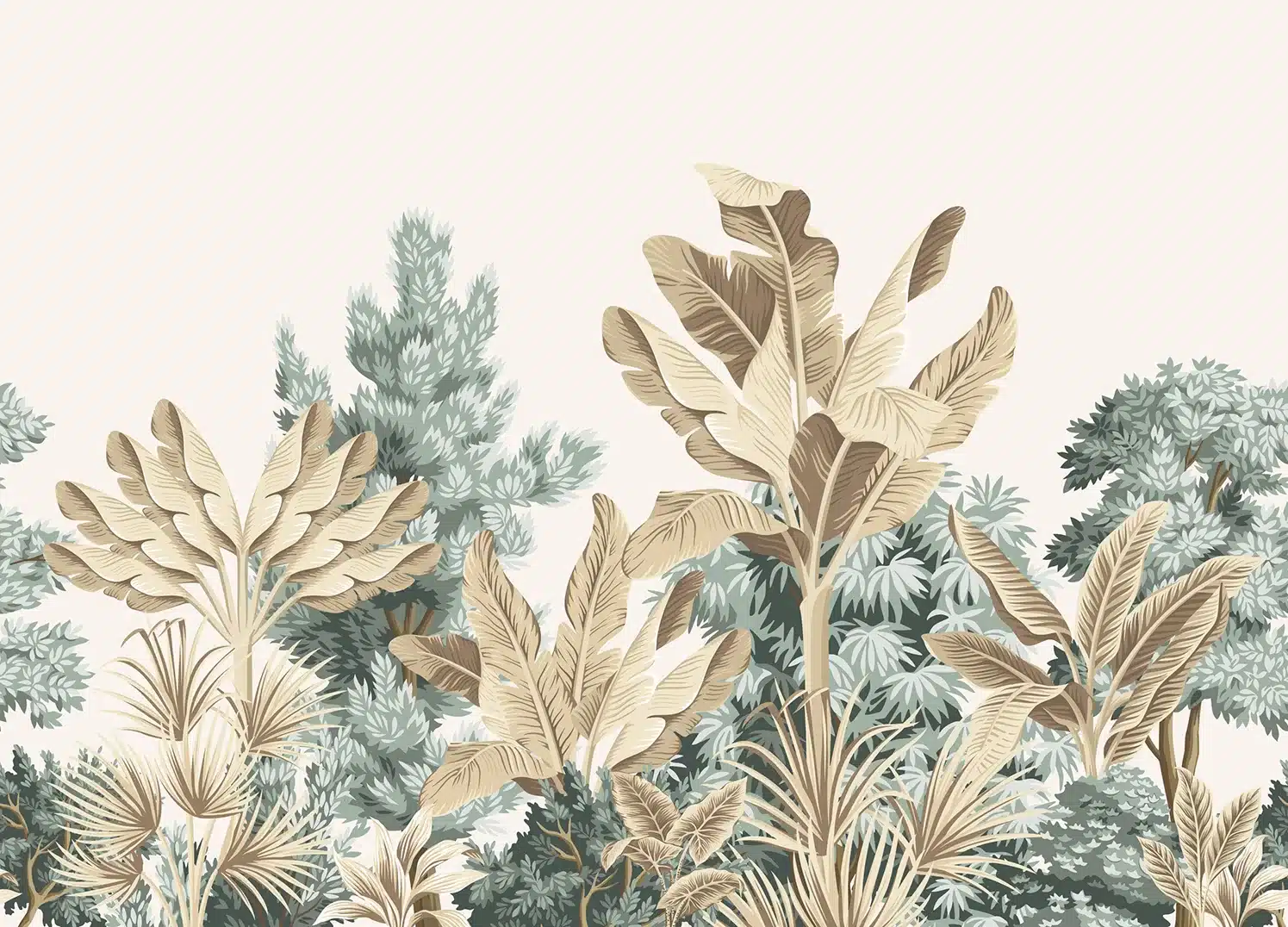 Wall Mural Plain Jungle, Made to Measure, FT5P 352121