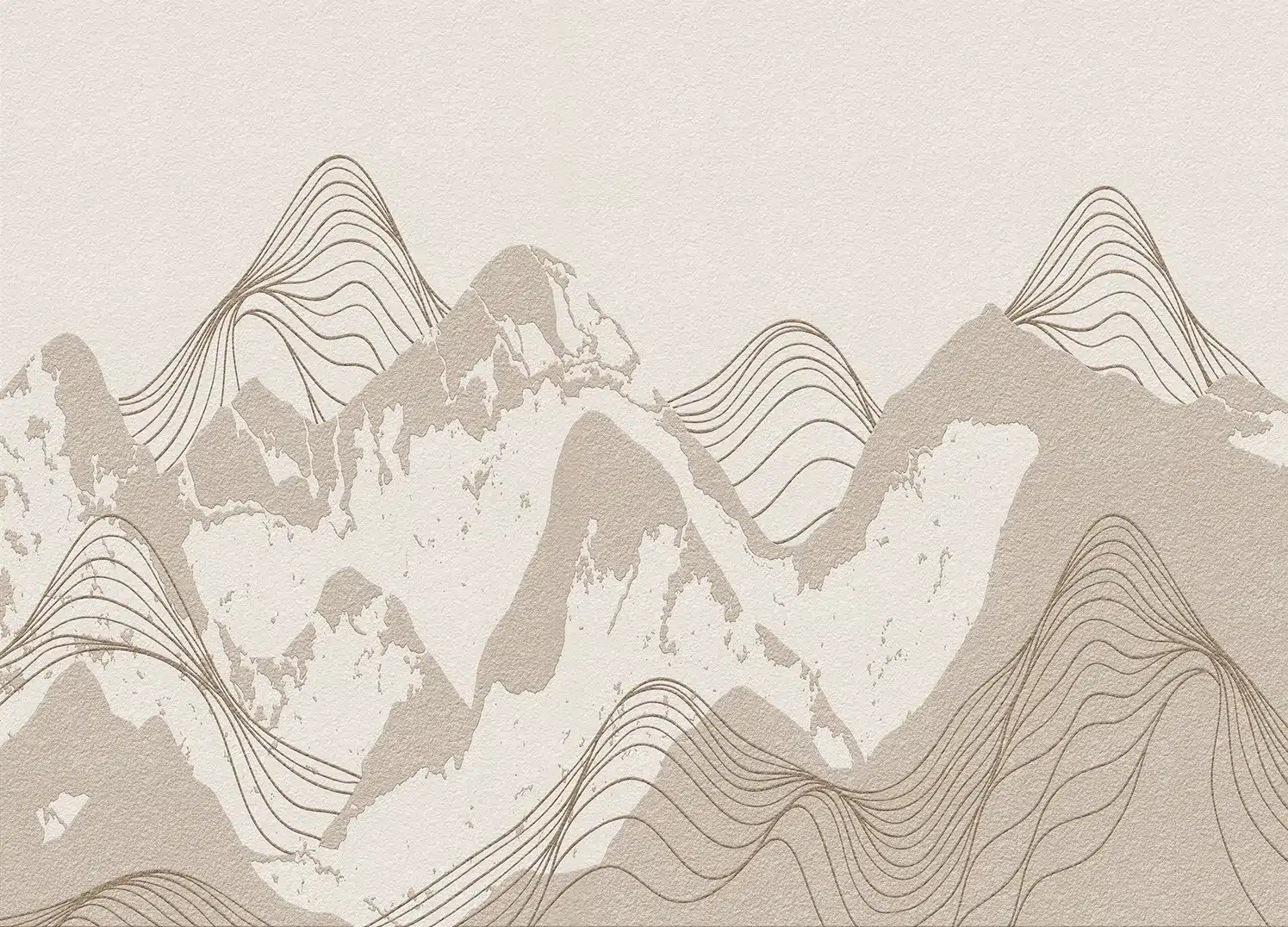 Wall Mural Mountains Landscape, Made to Measure, FT5P 352139