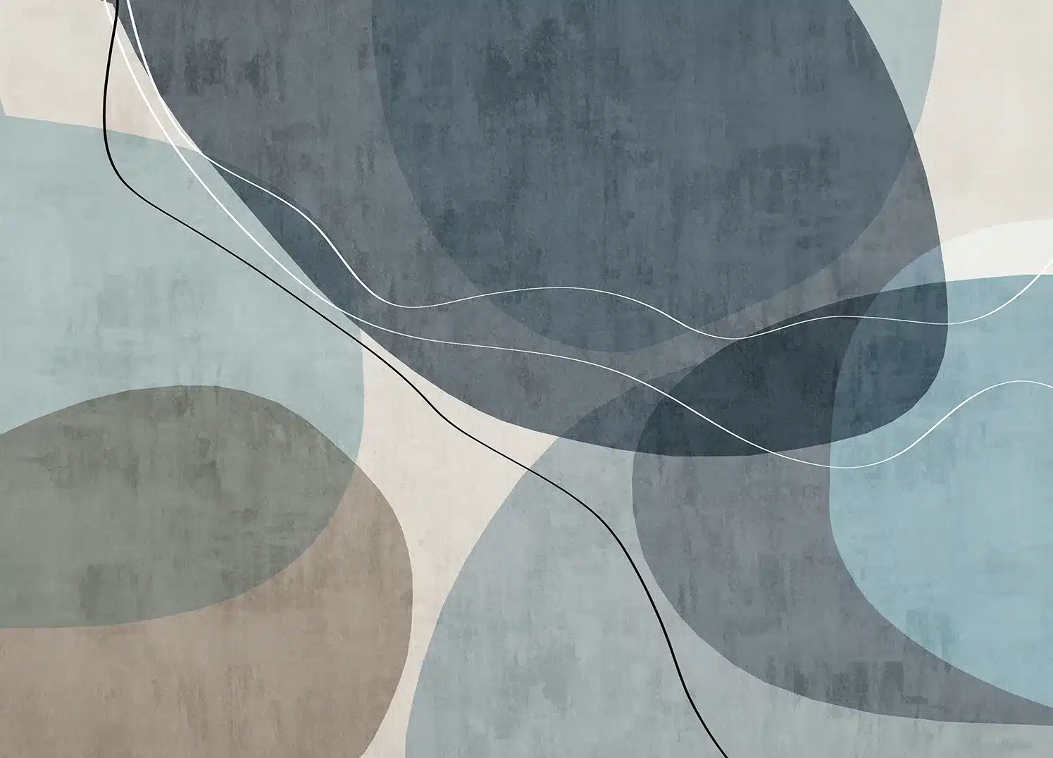 Wall Mural Blue Textile Pattern, Made to Measure, FT5P 352155