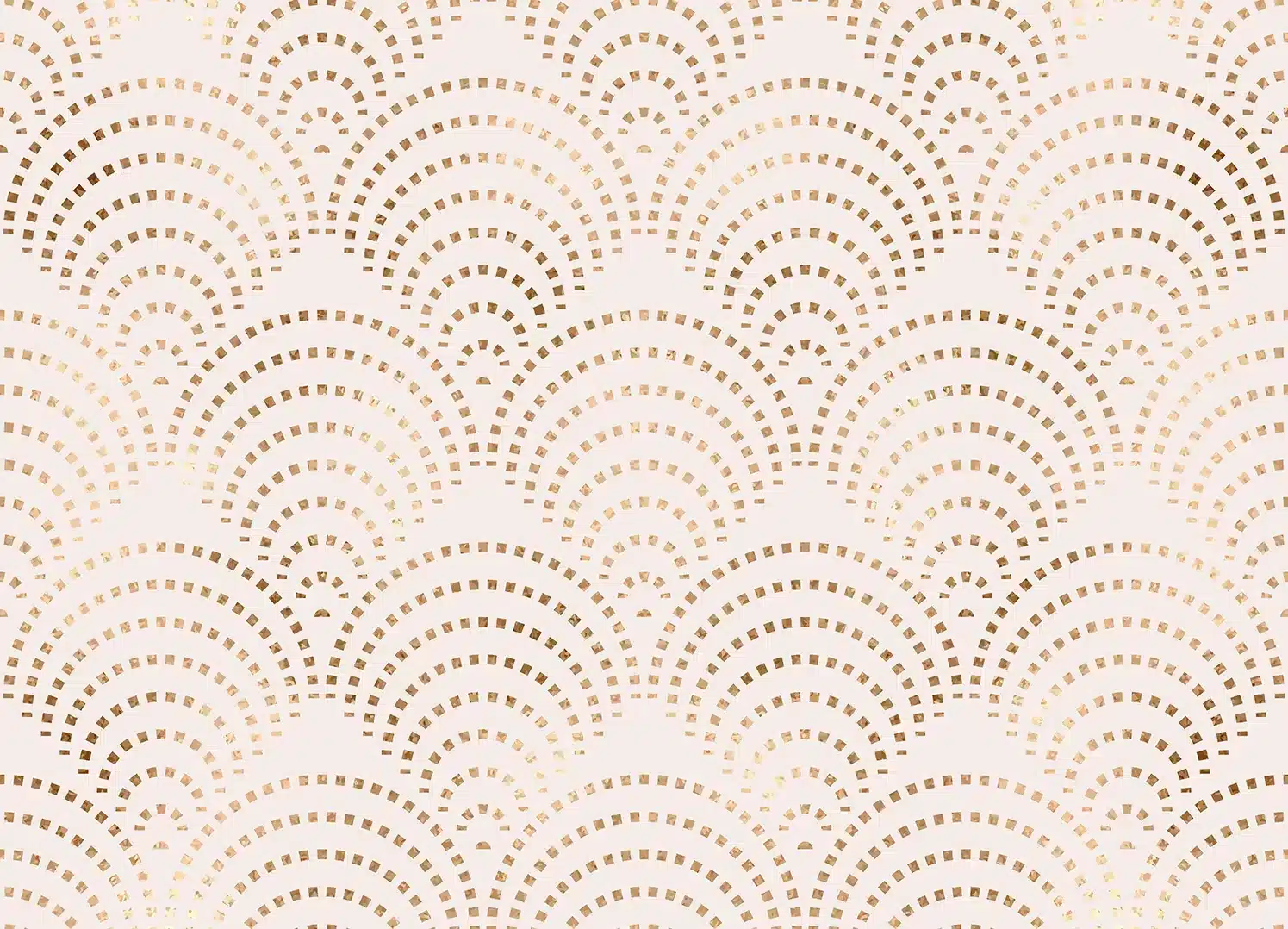 Beige Peacock Mosaic | Made-to-Measure Wallpaper | Artlook | FT5P 352267