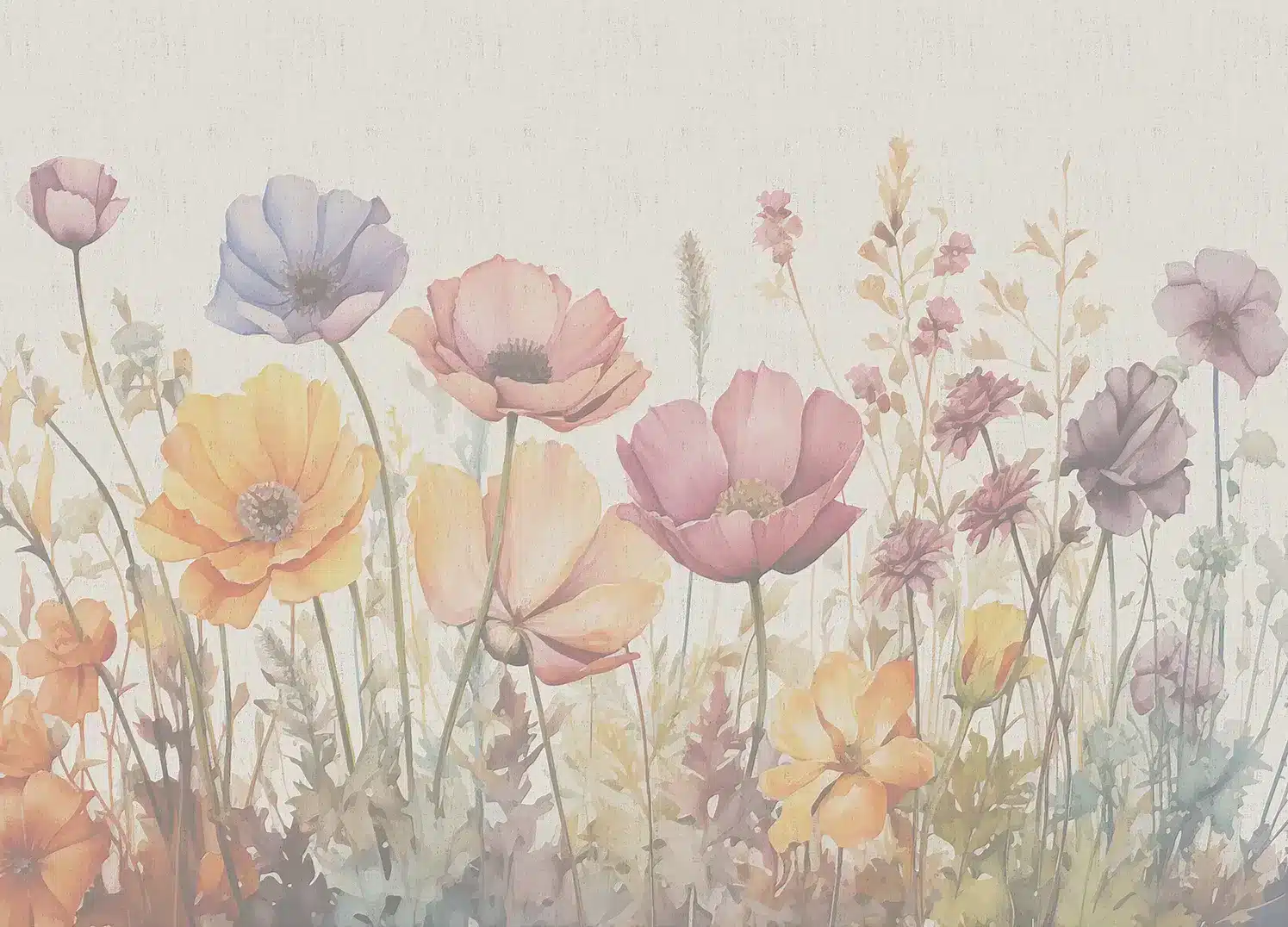 Botanical Canvas | Made-to-Measure Wallpaper | Artlook | FT5P 352271