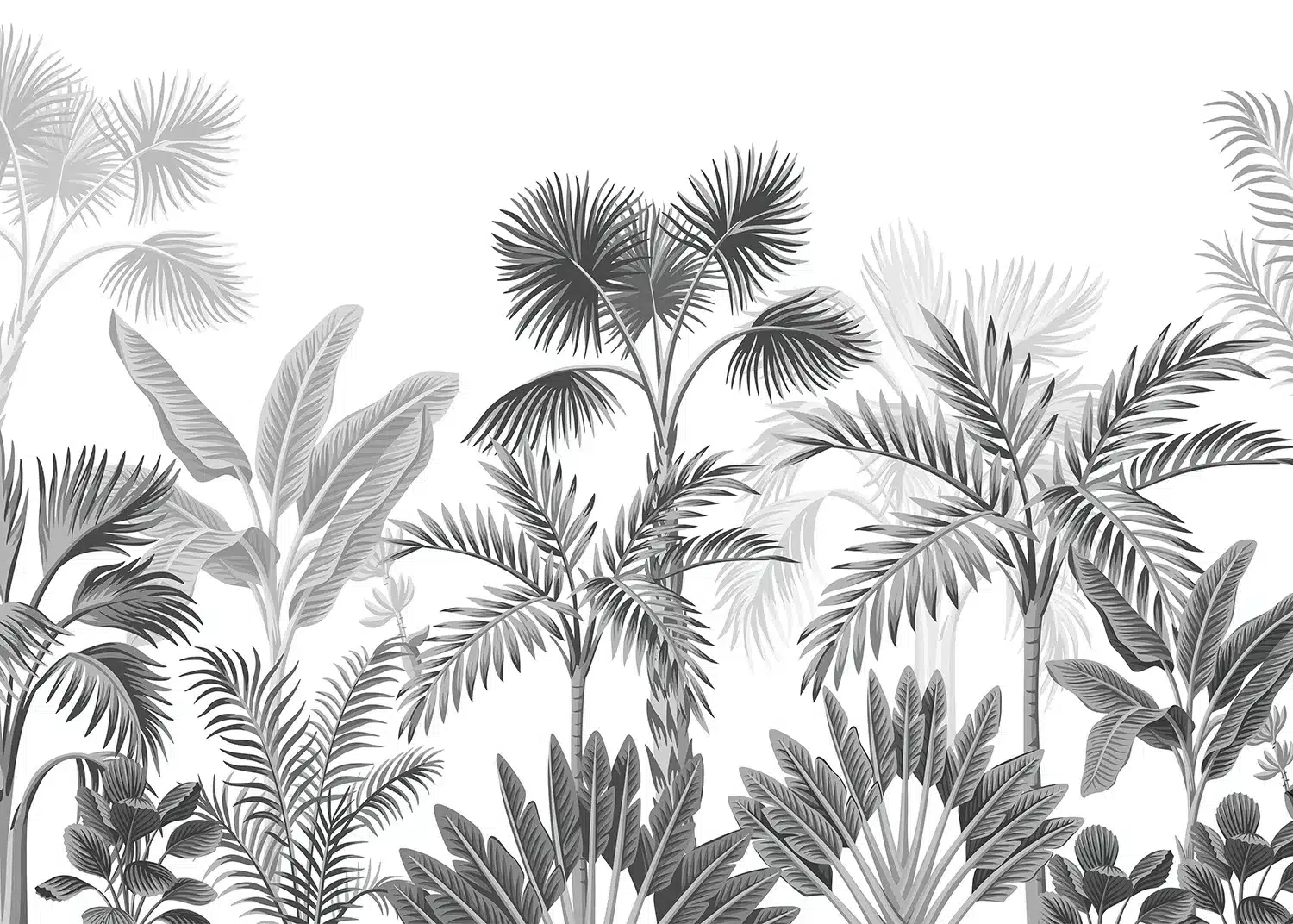 Jungle Noir | Made-to-Measure Wallpaper | Artlook | FT5P 352377