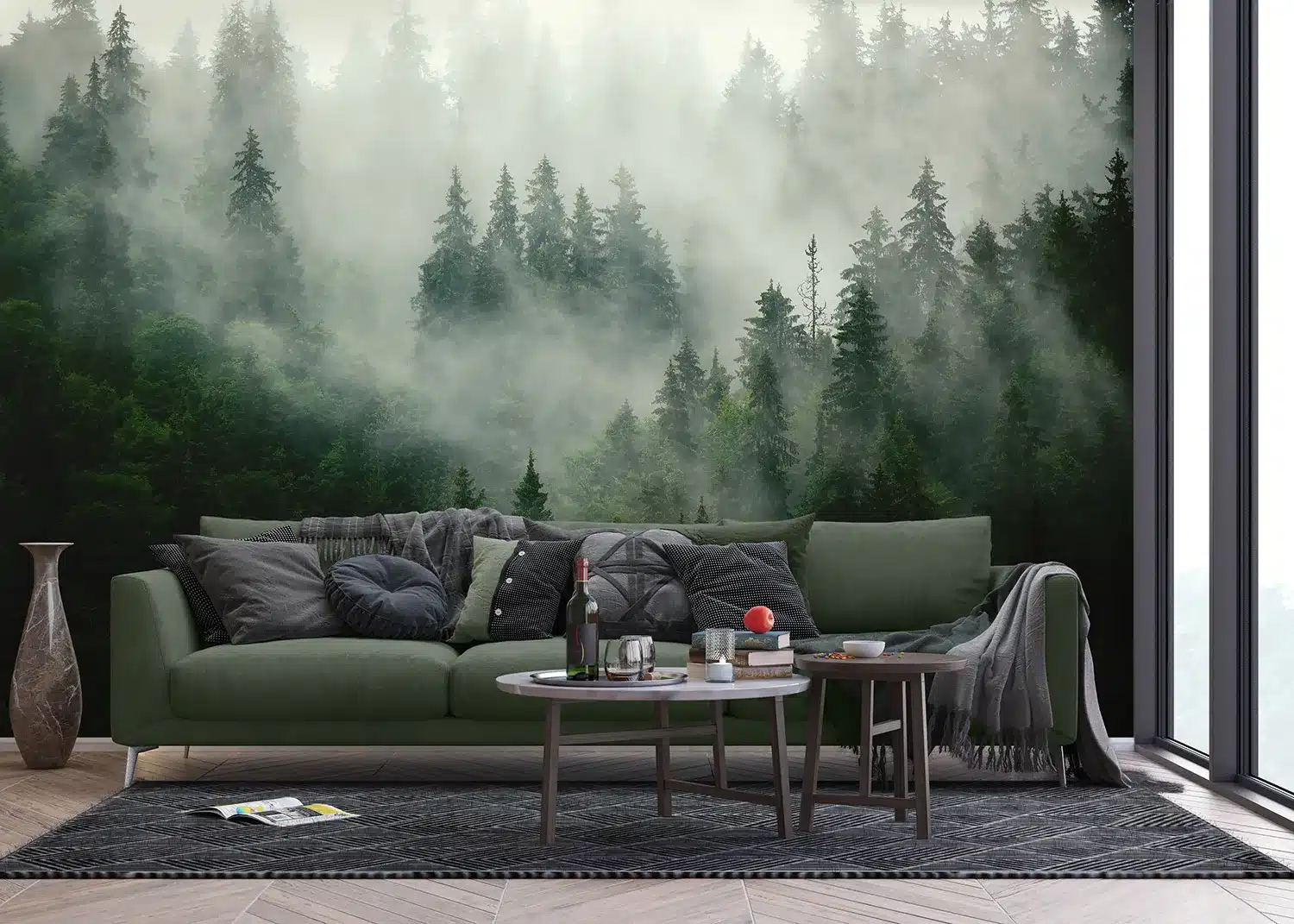 Foggy Forest | Made-to-Measure Wallpaper | Artlook | FT5P 3033
