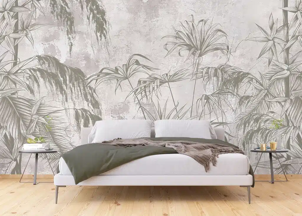 Wall Mural Concrete Tropics, Made to Measure, FT5P 3037 3