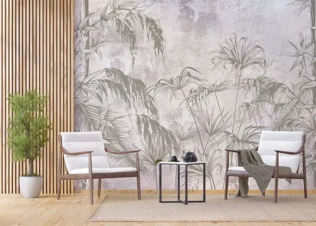 Wall Mural Concrete Tropics, Made to Measure, FT5P 3037 2