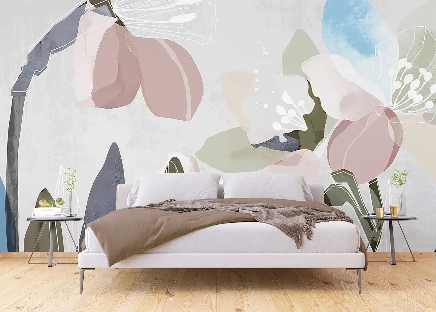 Pastel Florals | Made-to-Measure Wallpaper | Artlook | FT5P 3041 3