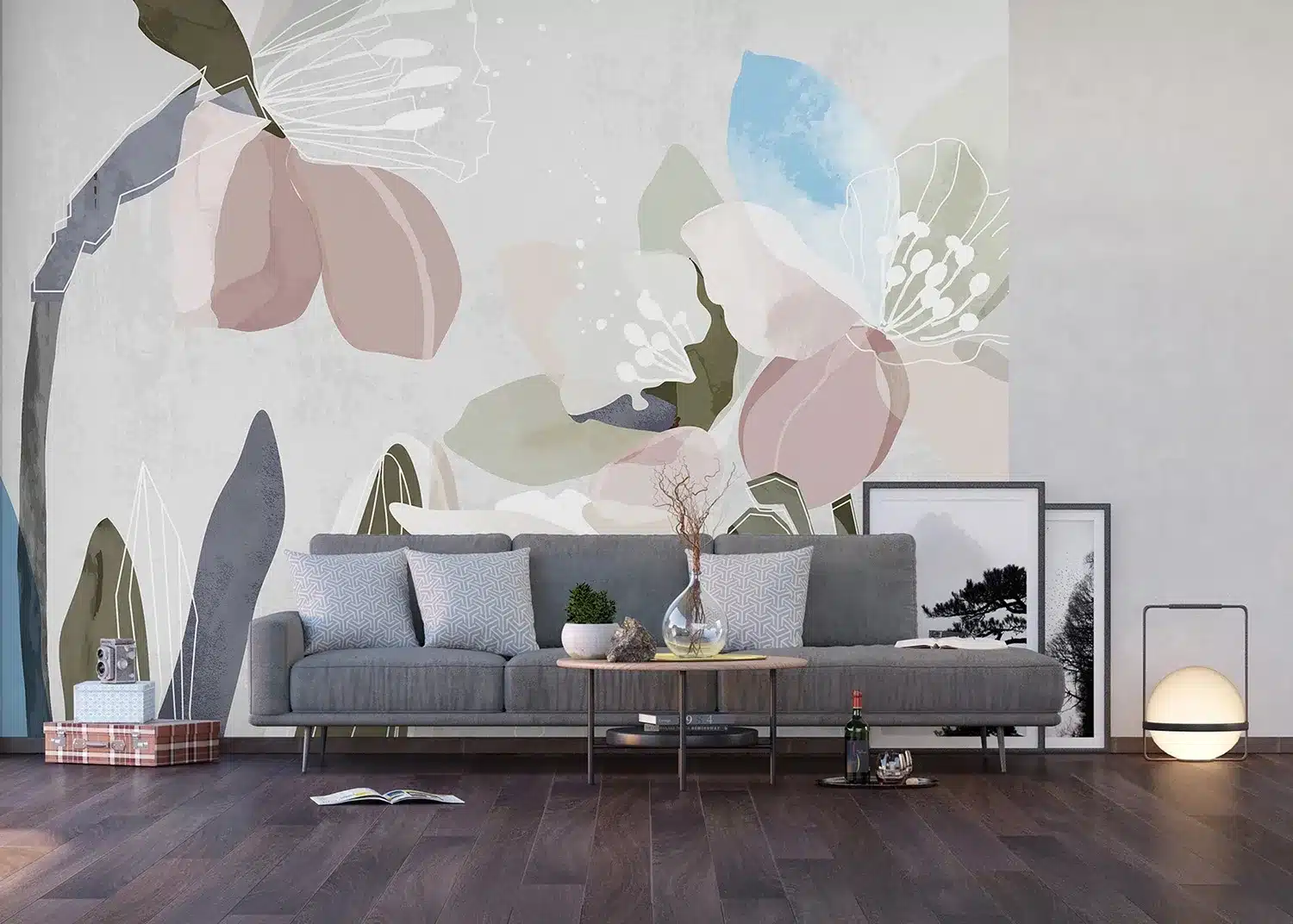 Pastel Florals | Made-to-Measure Wallpaper | Artlook | FT5P 3041 4