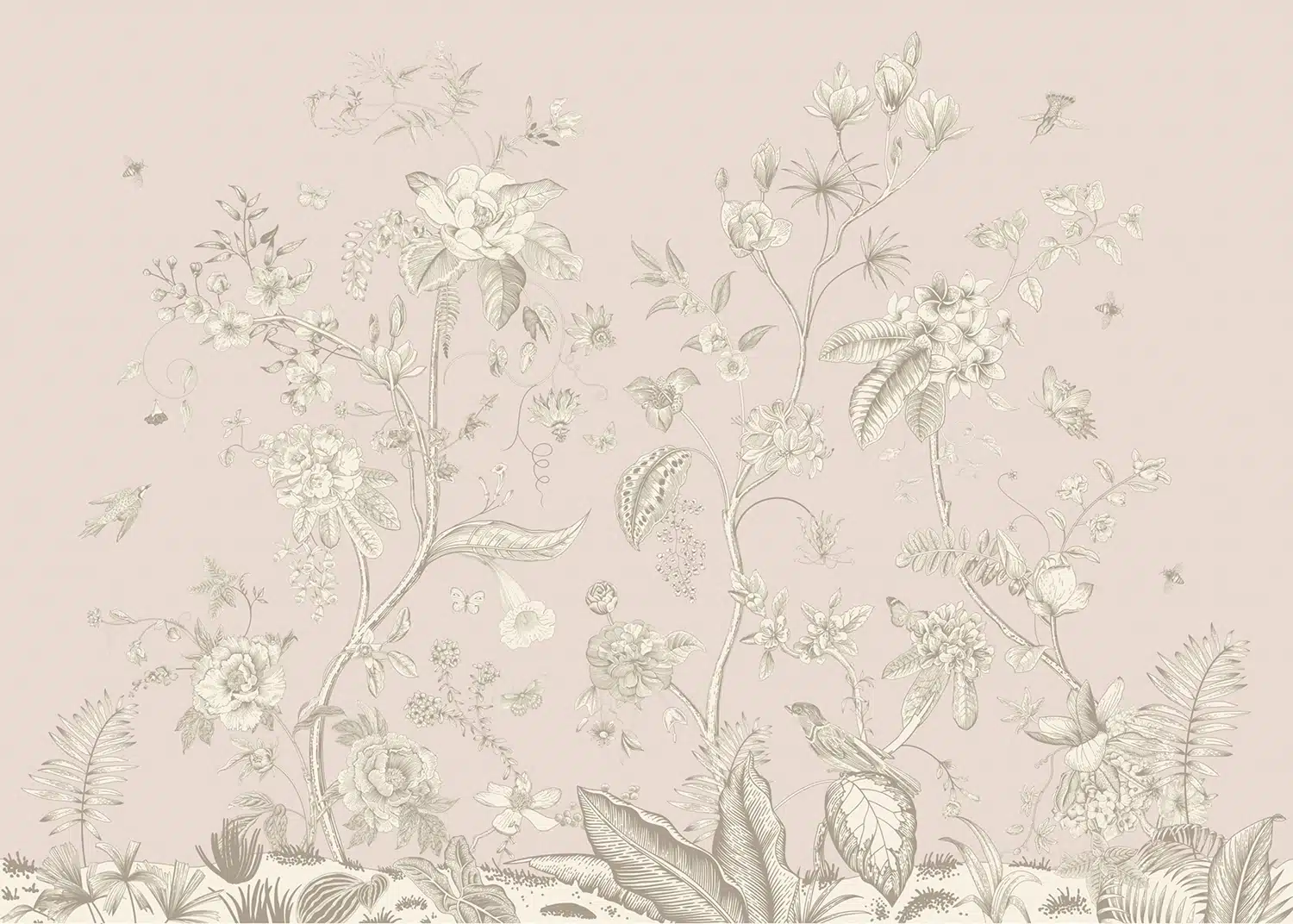 Faded Blooms | Made-to-Measure Wallpaper | Artlook | FT5P 3043