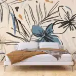Wall Mural Graphical Florals, 375 x 270 cm, FT5P 3045