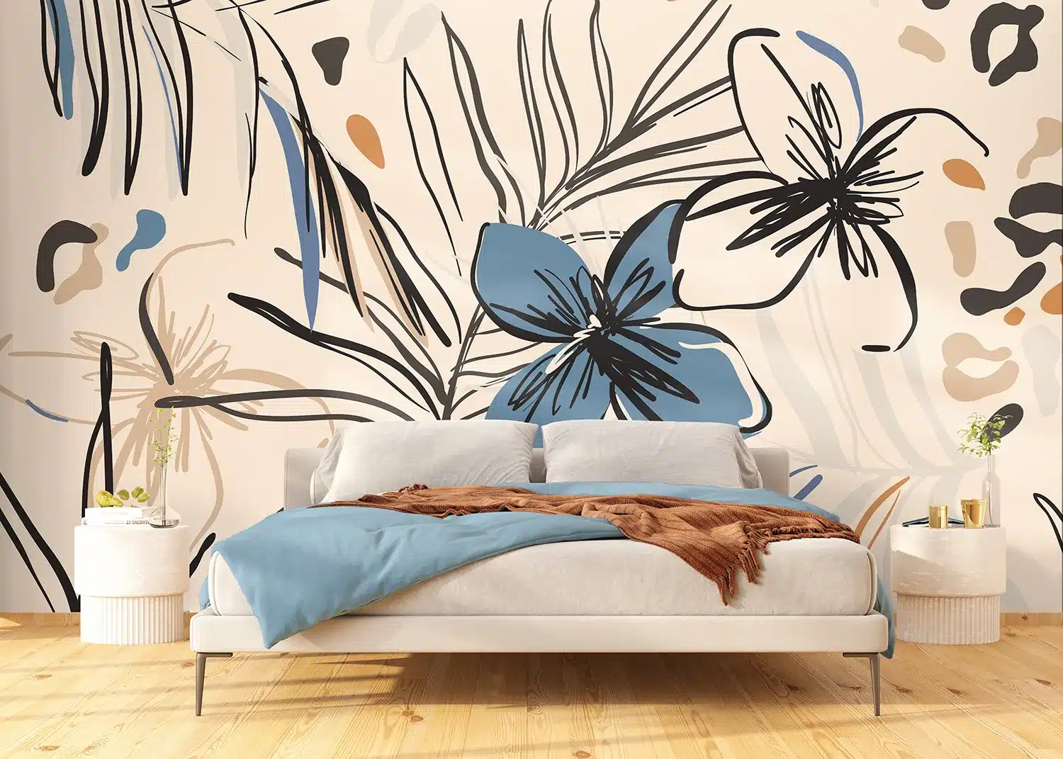 Vector Florals | Made-to-Measure Wallpaper | Artlook | FT5P 3045 4