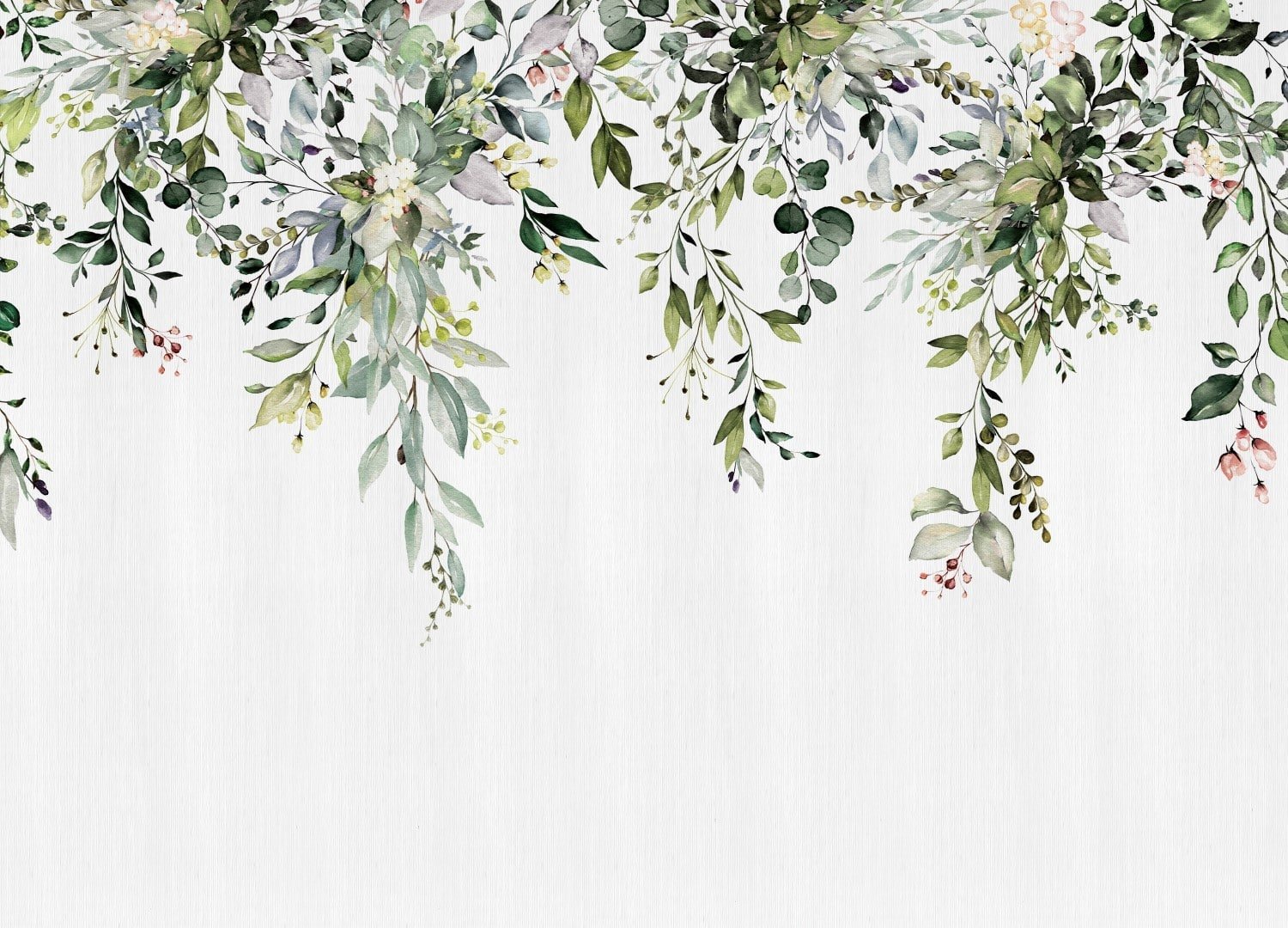 Hanging Watercolor Leaves | Made-to-Measure Wallpaper | Artlook | FT5P 3049