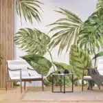 Wall Mural Green Fern, 375 x 270 cm, FT5P 3051