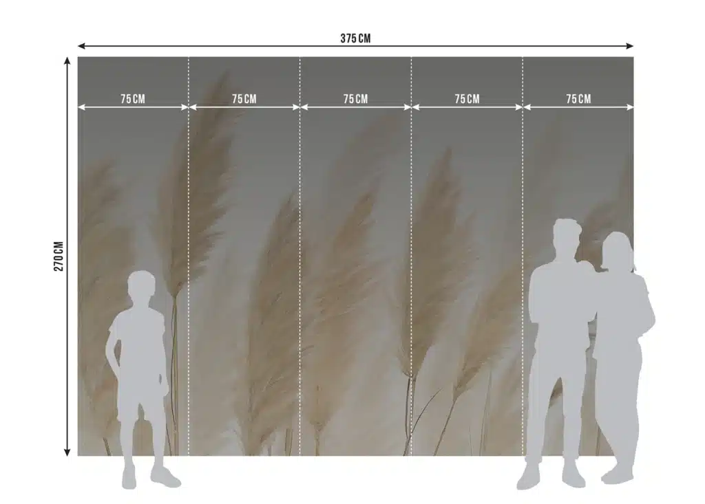 Wall Mural Pampas, Made to Measure, FT5P 3057 9