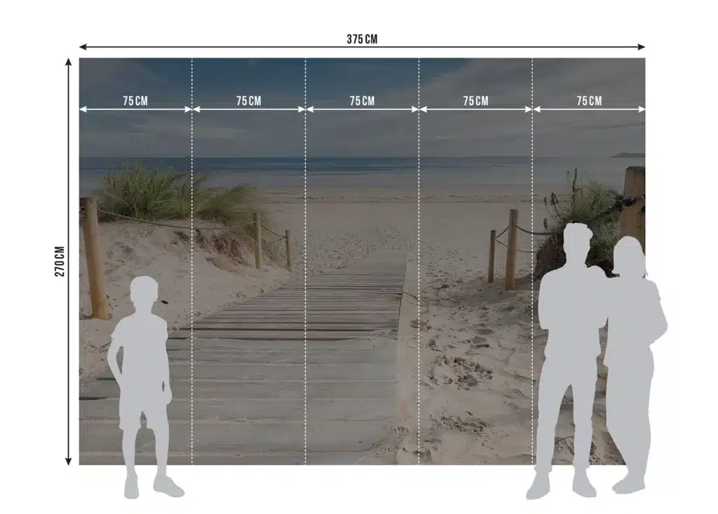 Wall Mural Beach Path, Made to Measure, FT5P 3059 7