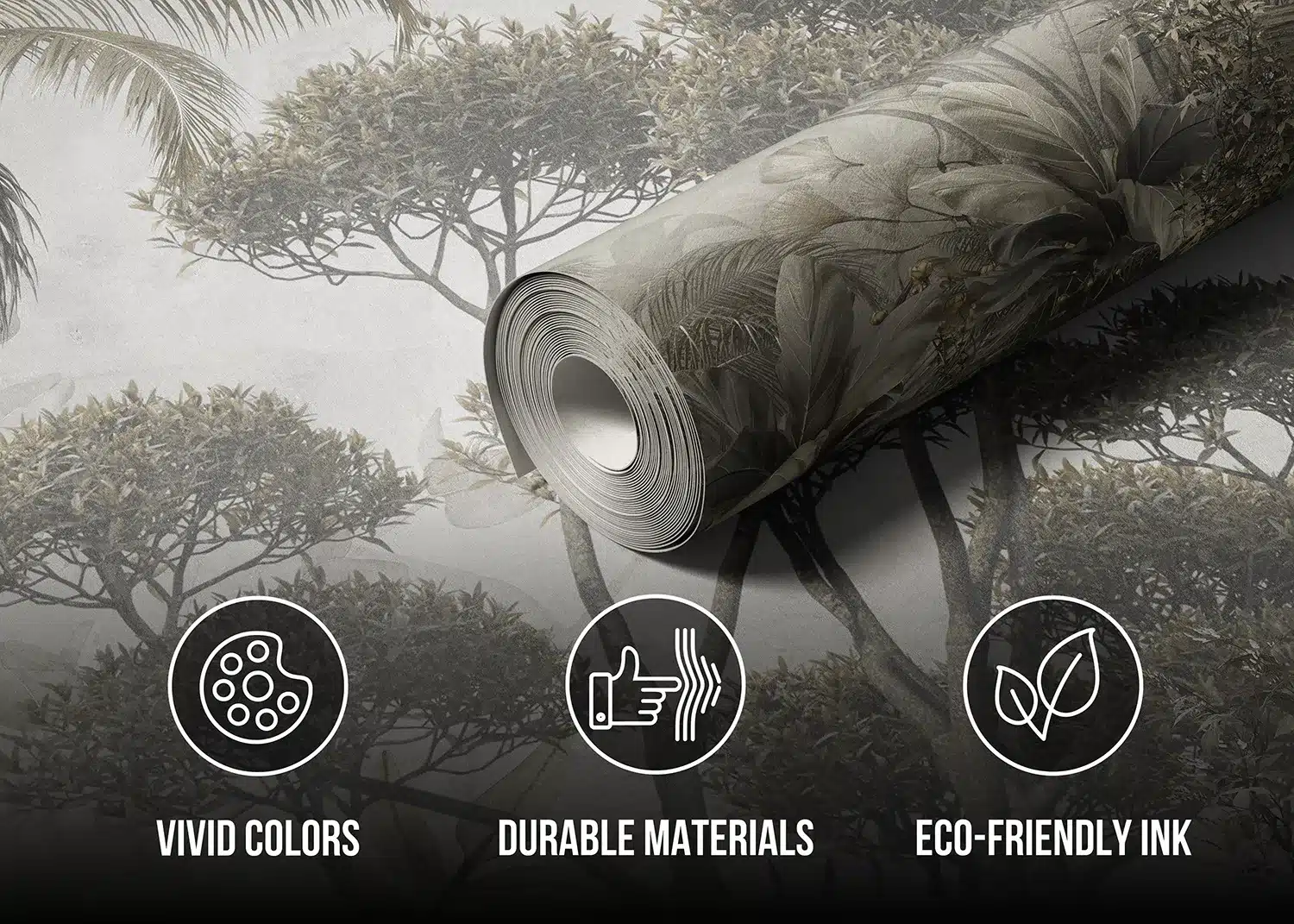 Grey Jungle | Made-to-Measure Wallpaper | Artlook | FT5P 3061 4