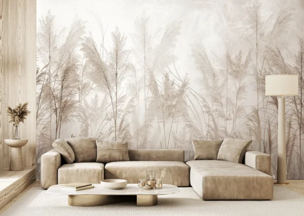 Wall Mural Pampas Garden, Made to Measure, FT5P 3063