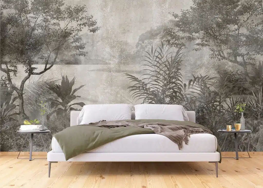Wall Mural Tropical Lake, Made to Measure, FT5P 3067 3