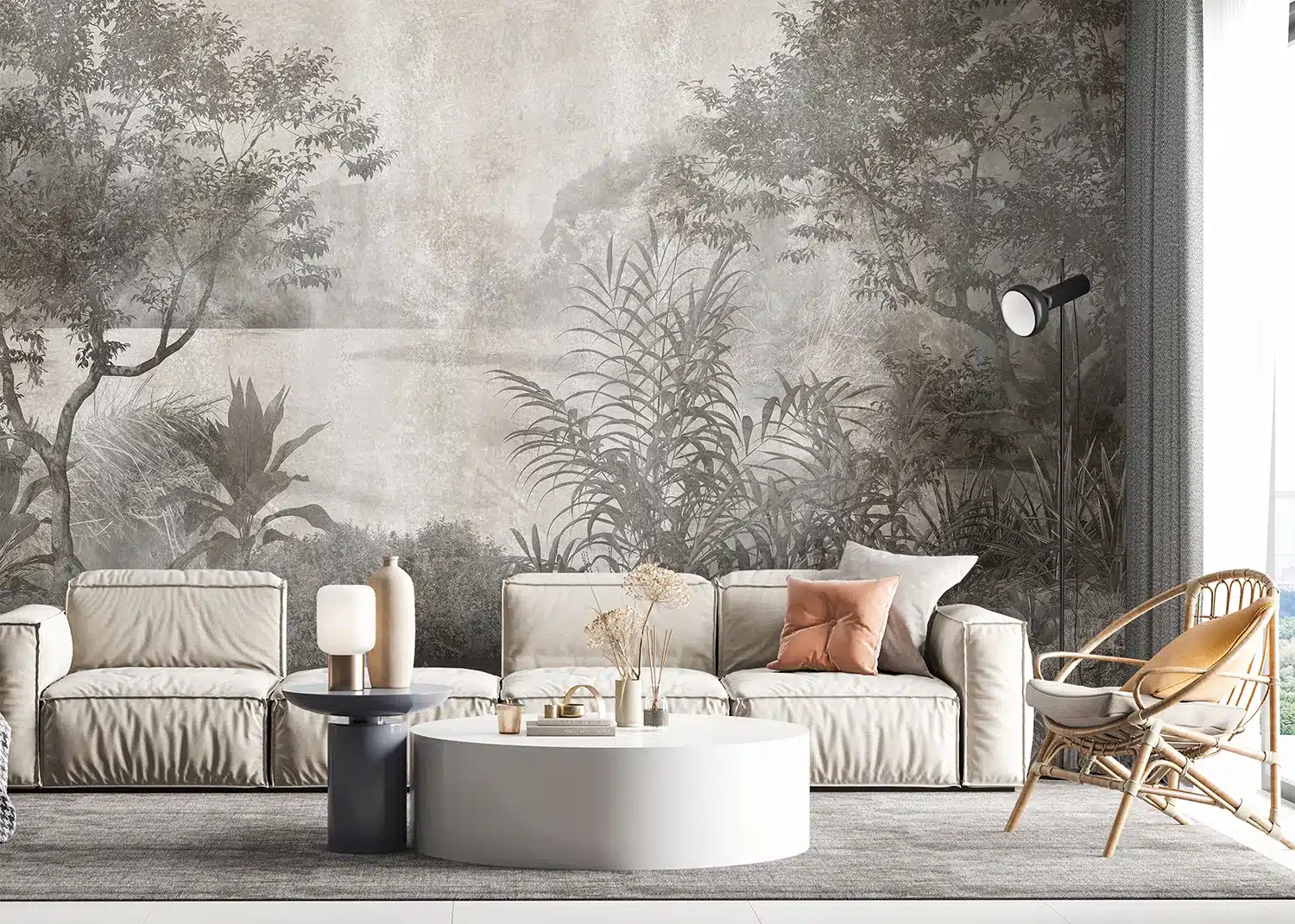 Tropical Lake | Made-to-Measure Wallpaper | Artlook | FT5P 3067