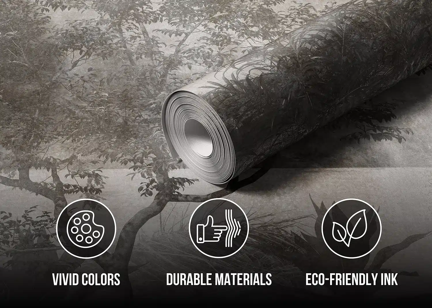 Wall Mural Tropical Lake, Made to Measure, FT5P 3067 8