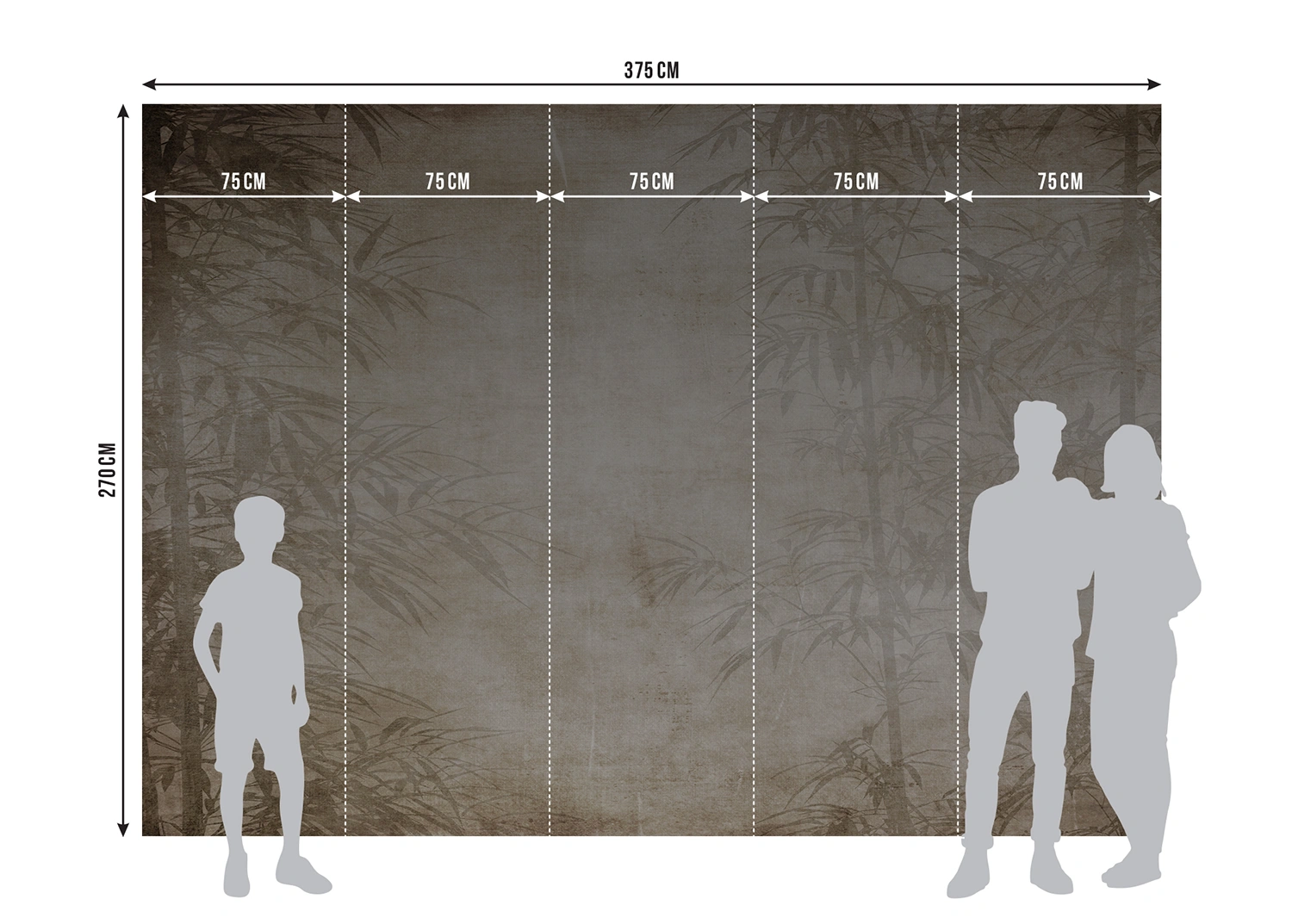 Wall Mural Bamboo Forest, Made to Measure, FT5P 3069 10