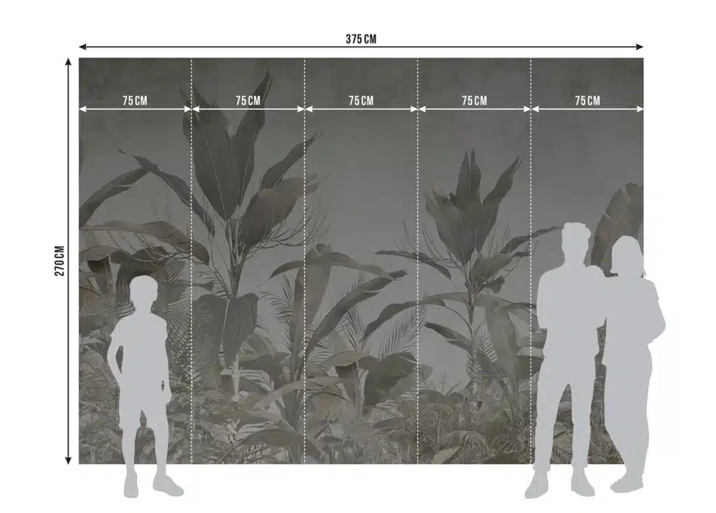 Wall Mural Tropical Leaves, Made to Measure, FT5P 3073 10