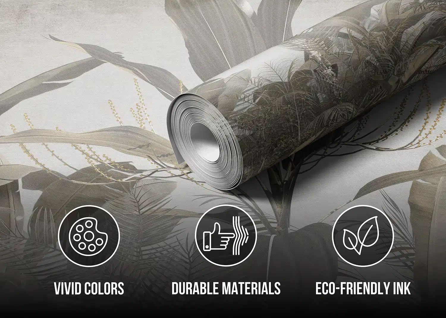 Wall Mural Tropical Leaves, Made to Measure, FT5P 3073 8