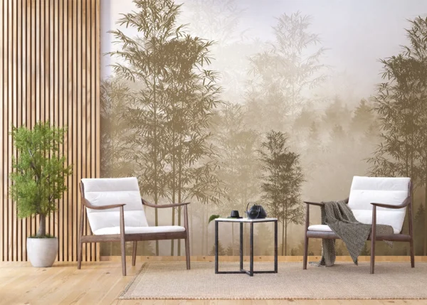 Wall Mural Sepia Forest, Made to Measure, FT5P 3077