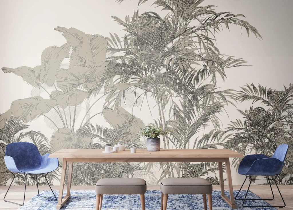 Wall Mural Tropical Composition, Made to Measure, FT5P 3083 4