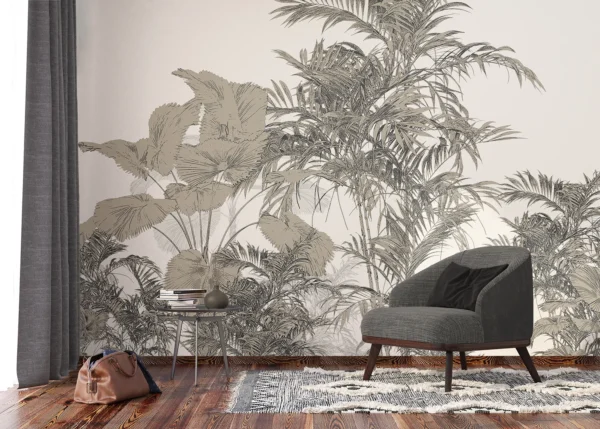 Wall Mural Tropical Composition, Made to Measure, FT5P 3083