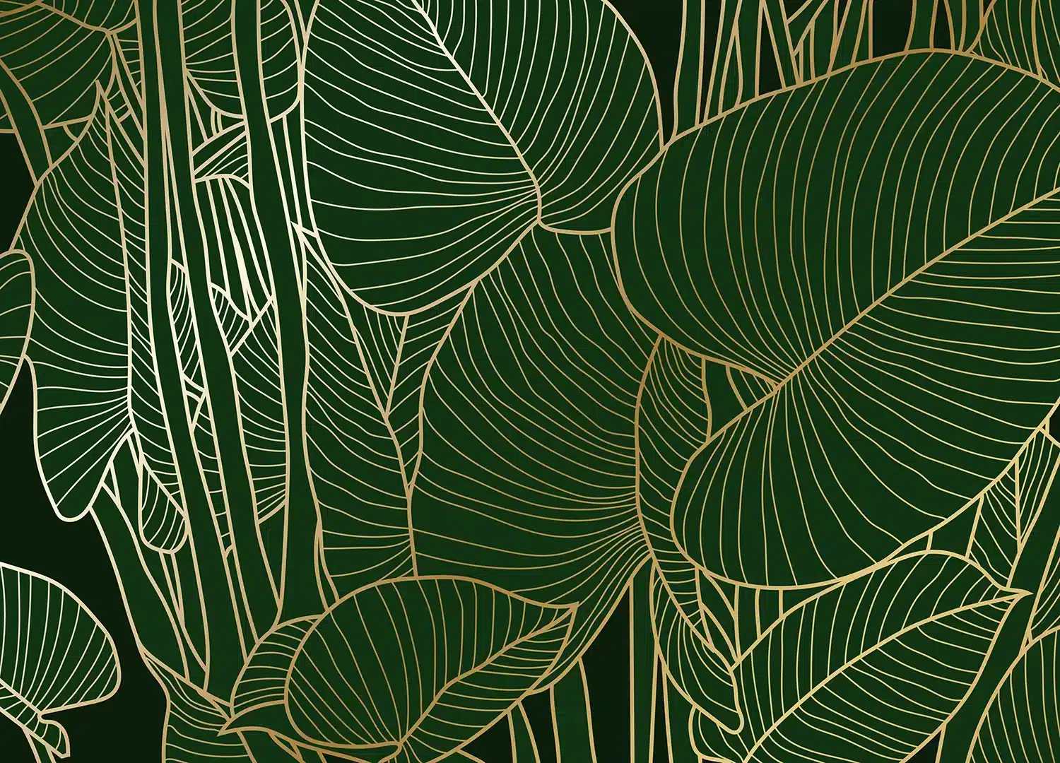 Golden Green | Made-to-Measure Wallpaper | Artlook | FT5P 3099
