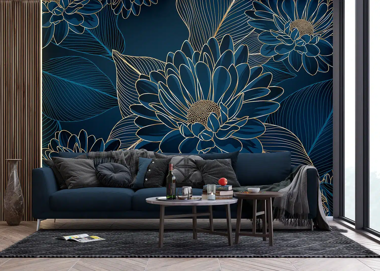 Chrysanthemums | Made-to-Measure Wallpaper | Artlook | FT5P 352001 4