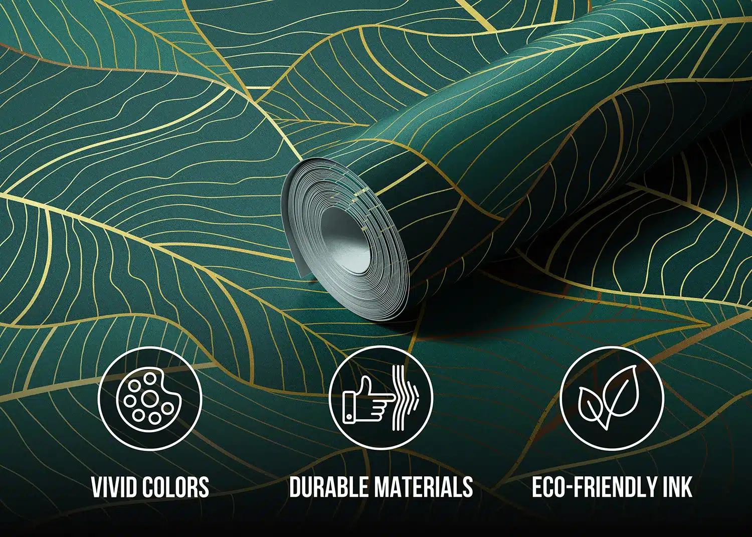 Emerald Leaves | Made-to-Measure Wallpaper | Artlook | FT5P 352005 5