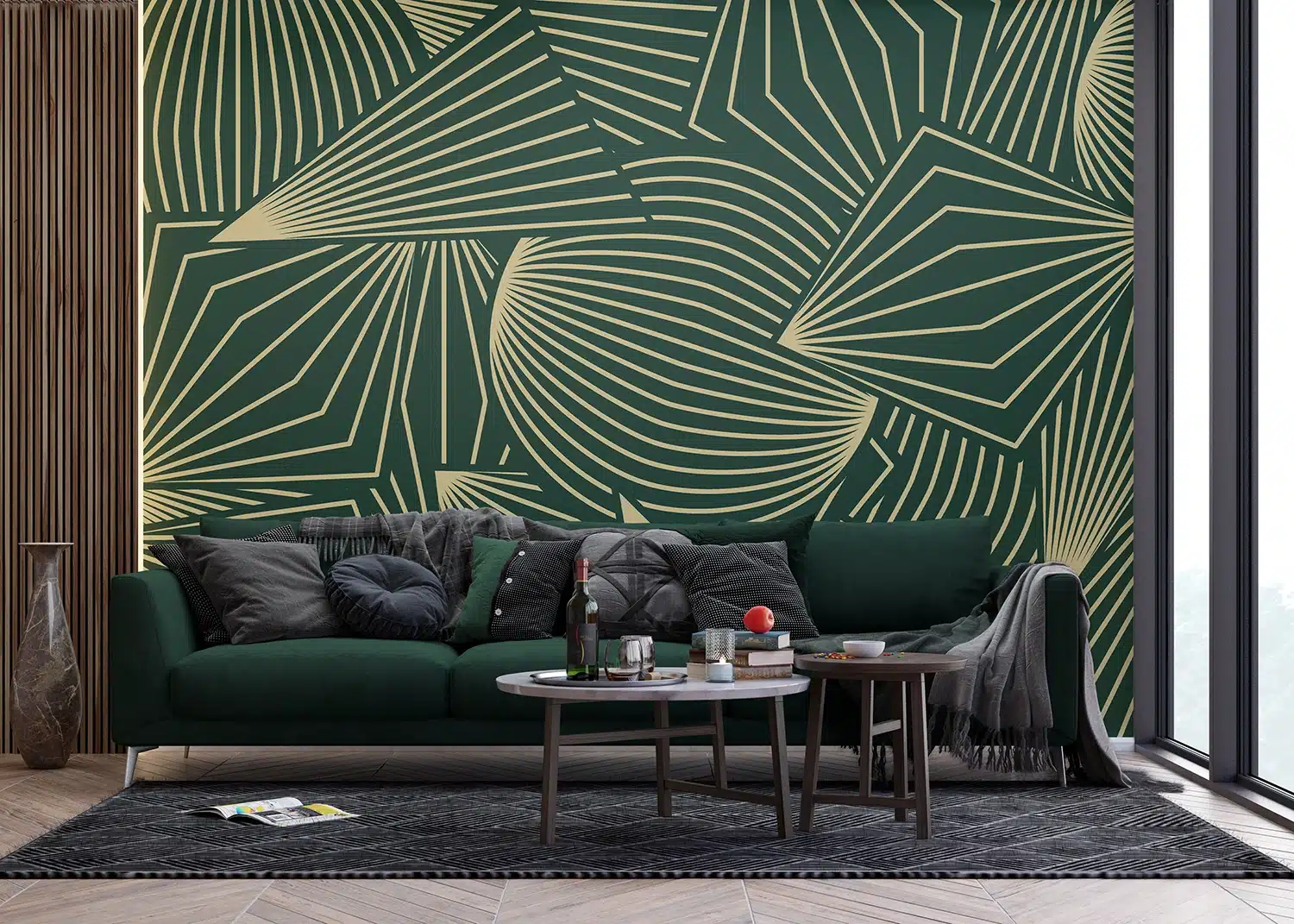 Wall Mural Golden Figures, Made to Measure, FT5P 352007 2