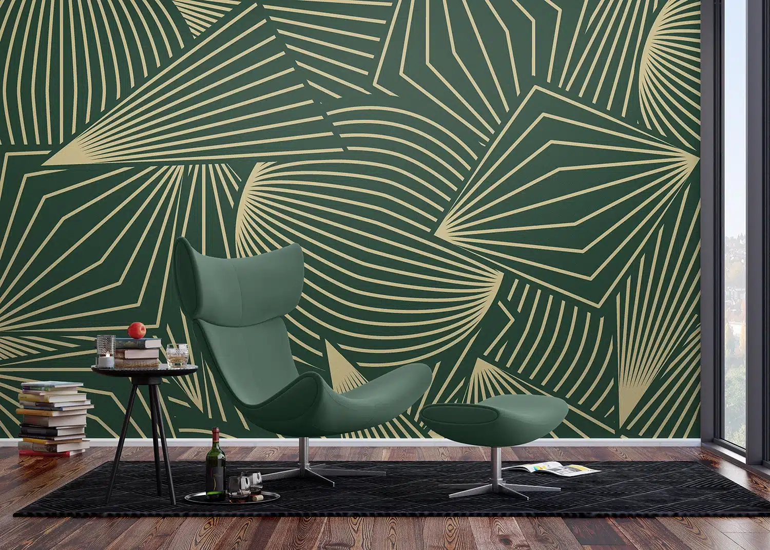 Wall Mural Golden Figures, Made to Measure, FT5P 352007