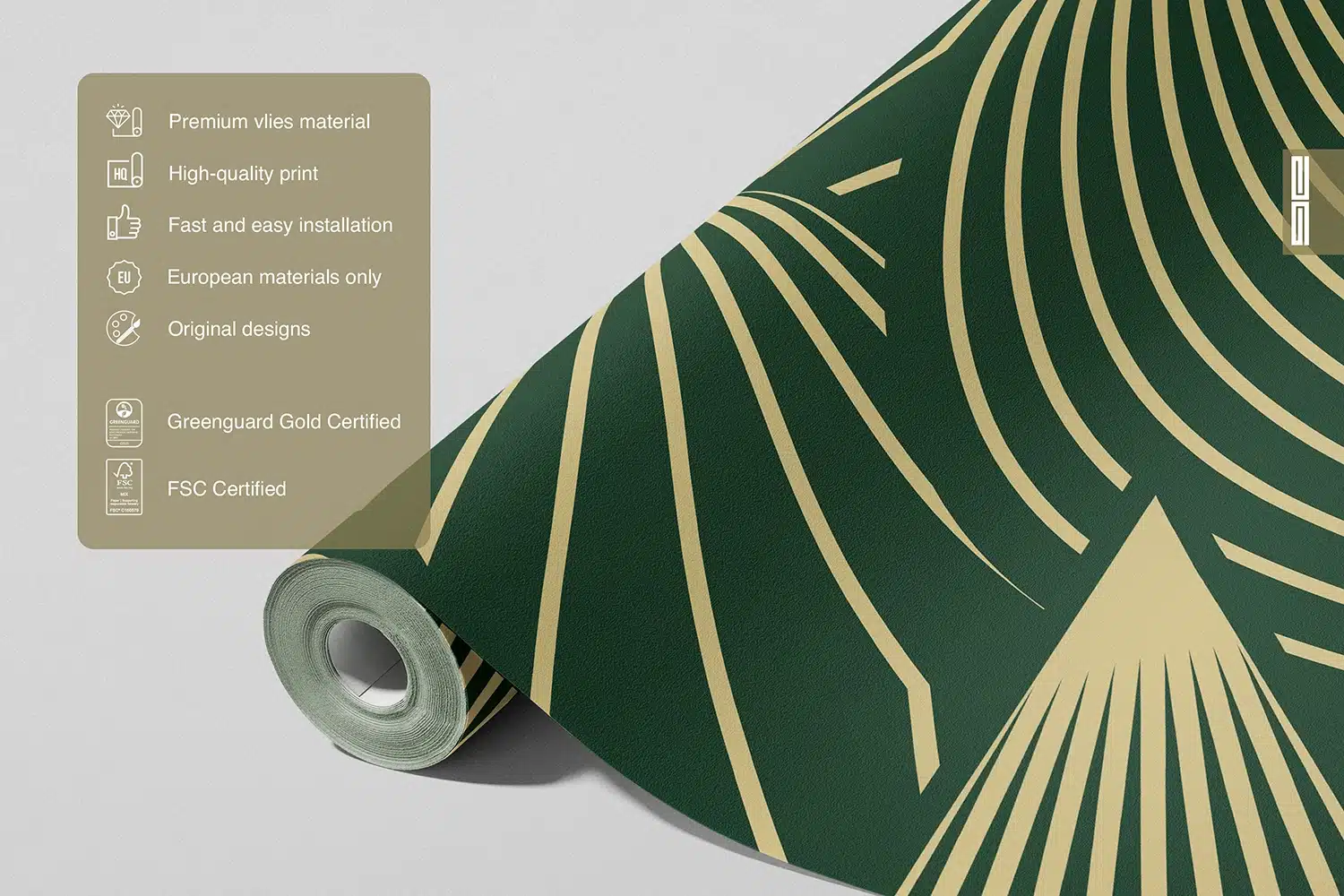 Wall Mural Golden Figures, Made to Measure, FT5P 352007 5