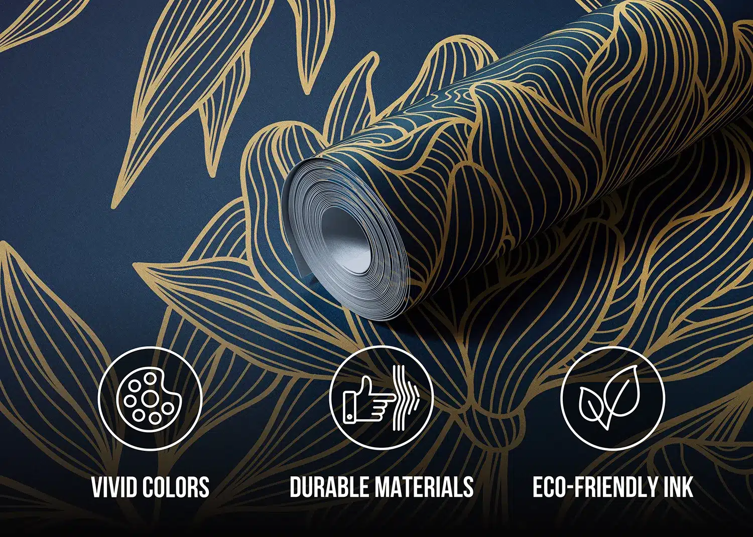 Wavy Flowers | Made-to-Measure Wallpaper | Artlook | FT5P 352009 5
