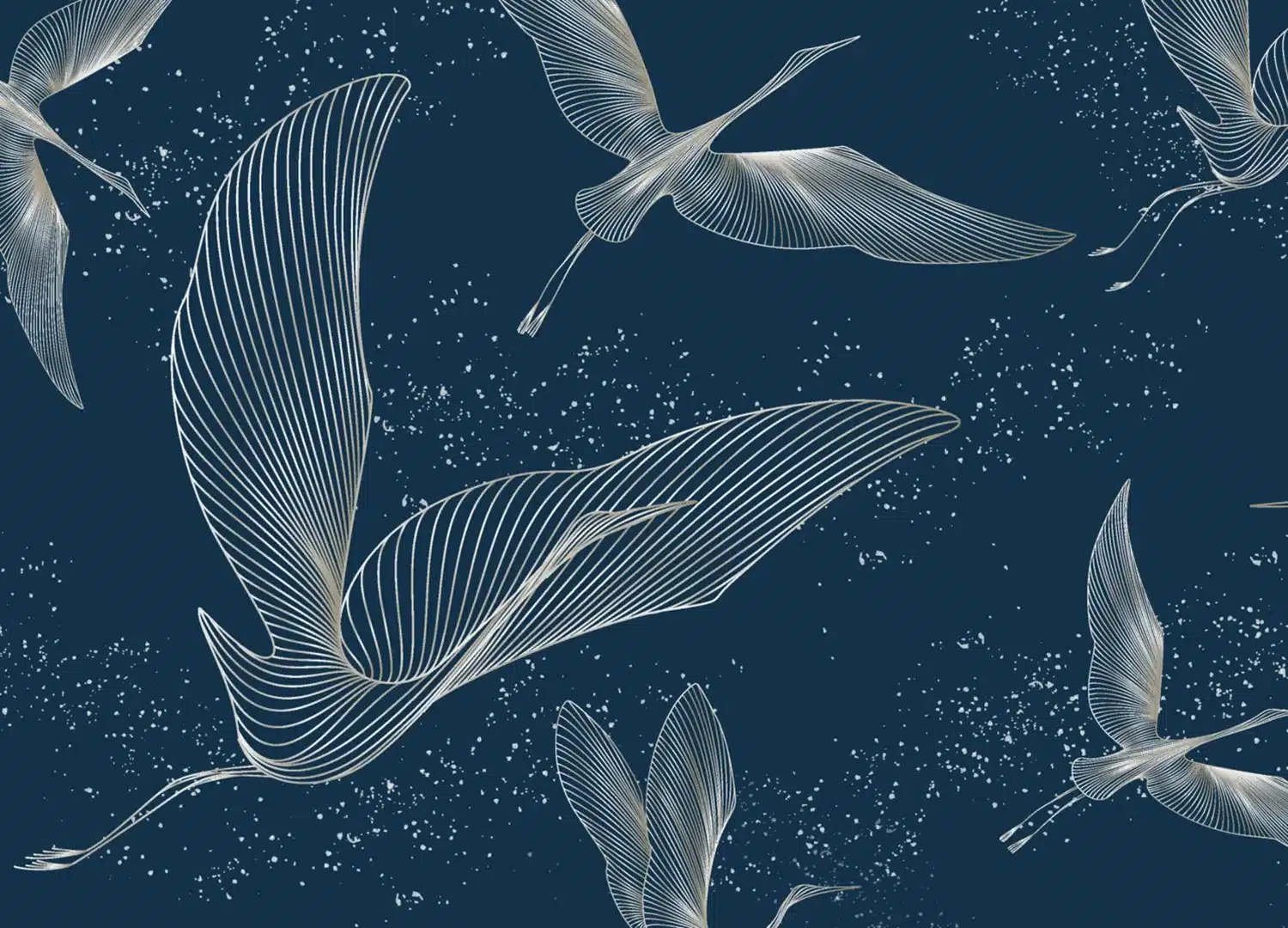 Graphic Cranes | Made-to-Measure Wallpaper | Artlook | FT5P 352013