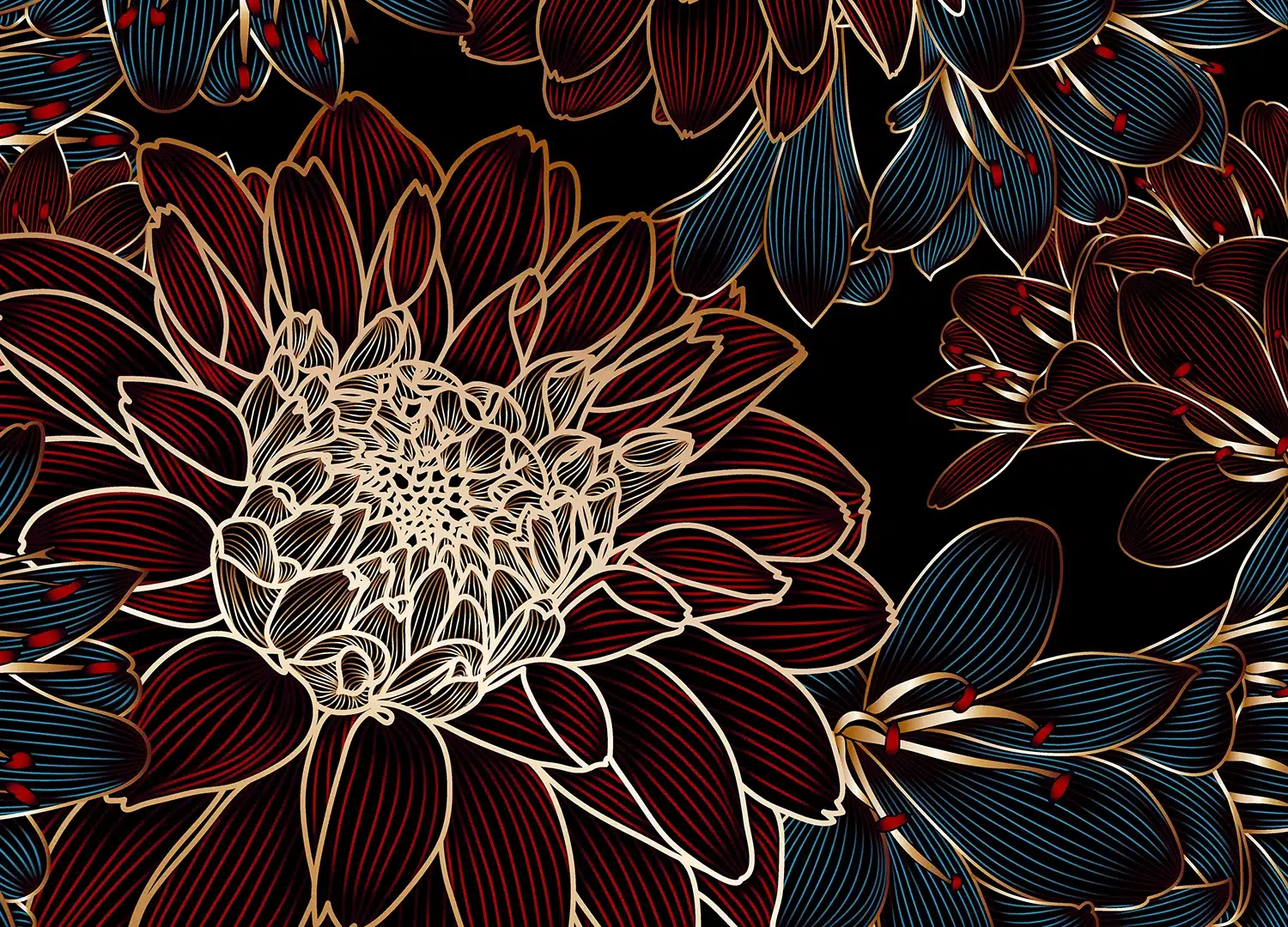 Wall Mural Rich Composition, Made to Measure, FT5P 352019