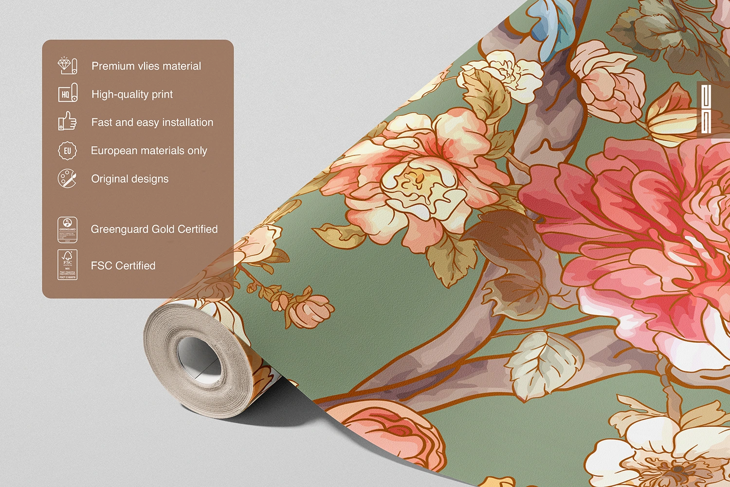 Wall Mural Blossom Trees, Made to Measure, FT5P 352021 6