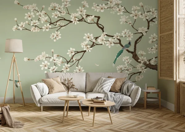 Green Chinoiseri | Made-to-Measure Wallpaper | Artlook | FT5P 352027