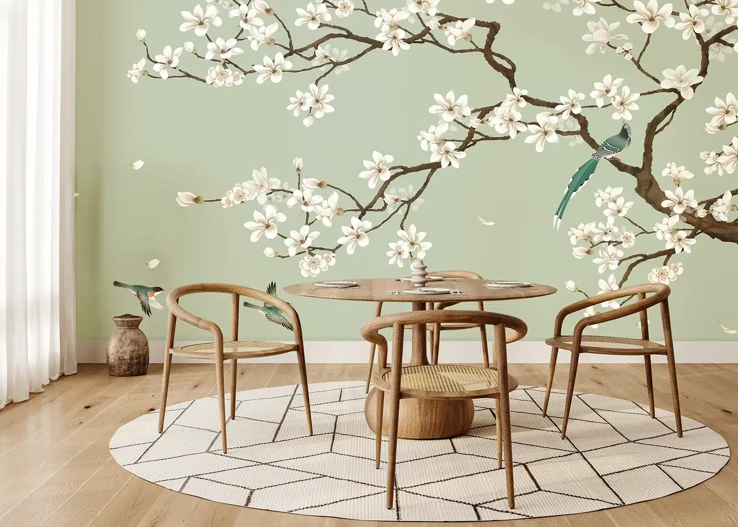 Green Chinoiseri | Made-to-Measure Wallpaper | Artlook | FT5P 352027 3