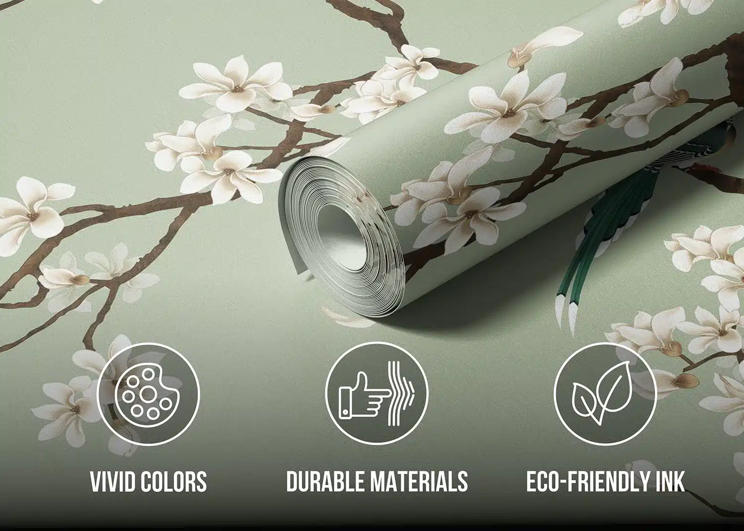 Green Chinoiseri | Made-to-Measure Wallpaper | Artlook | FT5P 352027 4