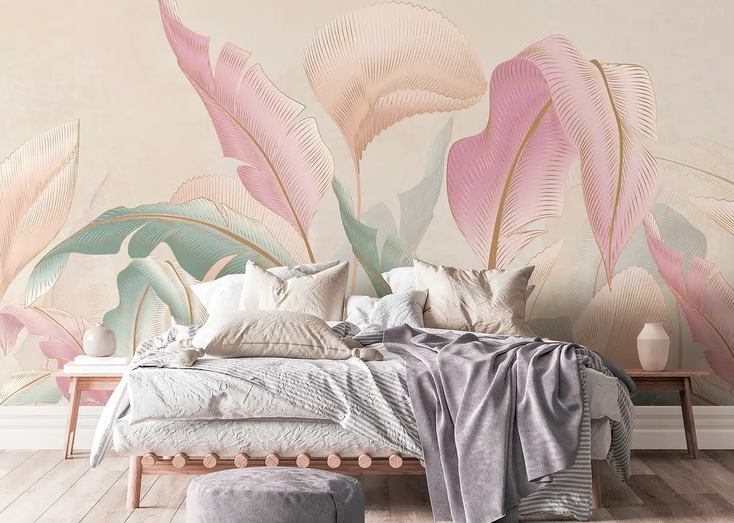 Exotic Leaves | Made-to-Measure Wallpaper | Artlook | FT5P 352031 2