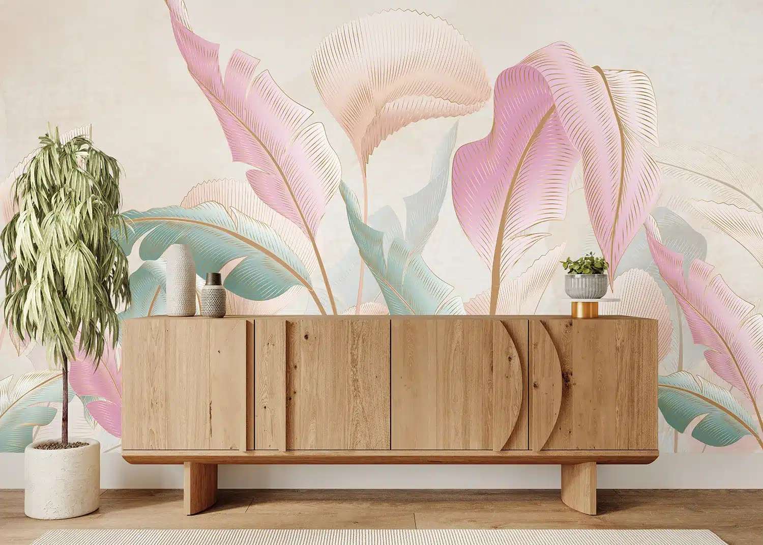 Exotic Leaves | Made-to-Measure Wallpaper | Artlook | FT5P 352031 3