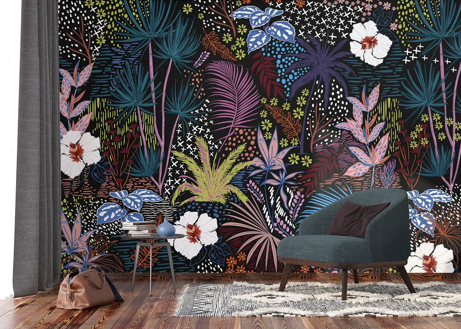 Tropical Sketch | Made-to-Measure Wallpaper | Artlook | FT5P 352035 3
